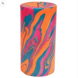 Calypso Marble Pillar Candle
